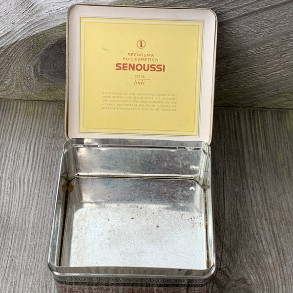 Vintage Blechdose Senoussi Cigaretten