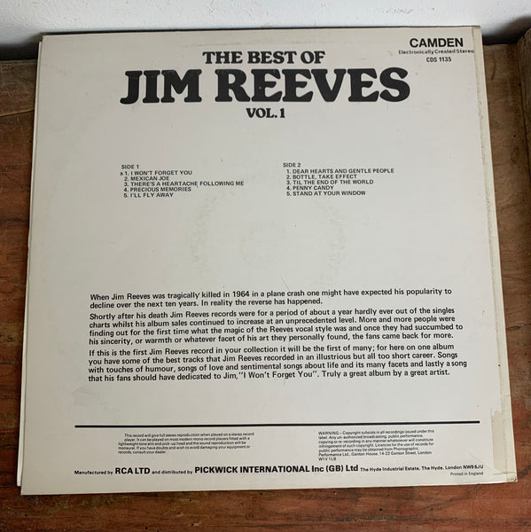 LP Jim Reeves Vol. 1