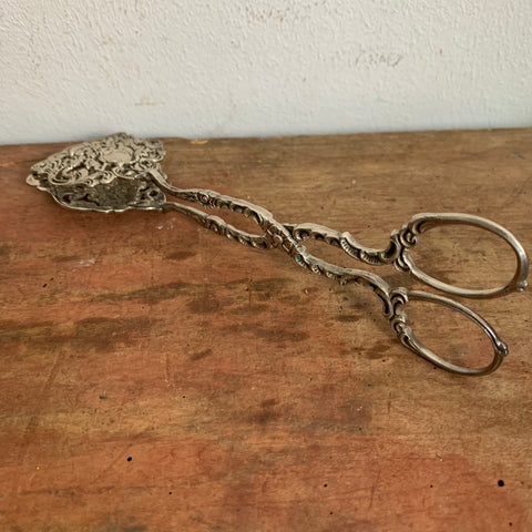Gebäckzange Hildesheimer Rose 835er Silber