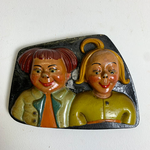 Max Und Moritz Wandbild Relief Metallguss Deko von Olsberg