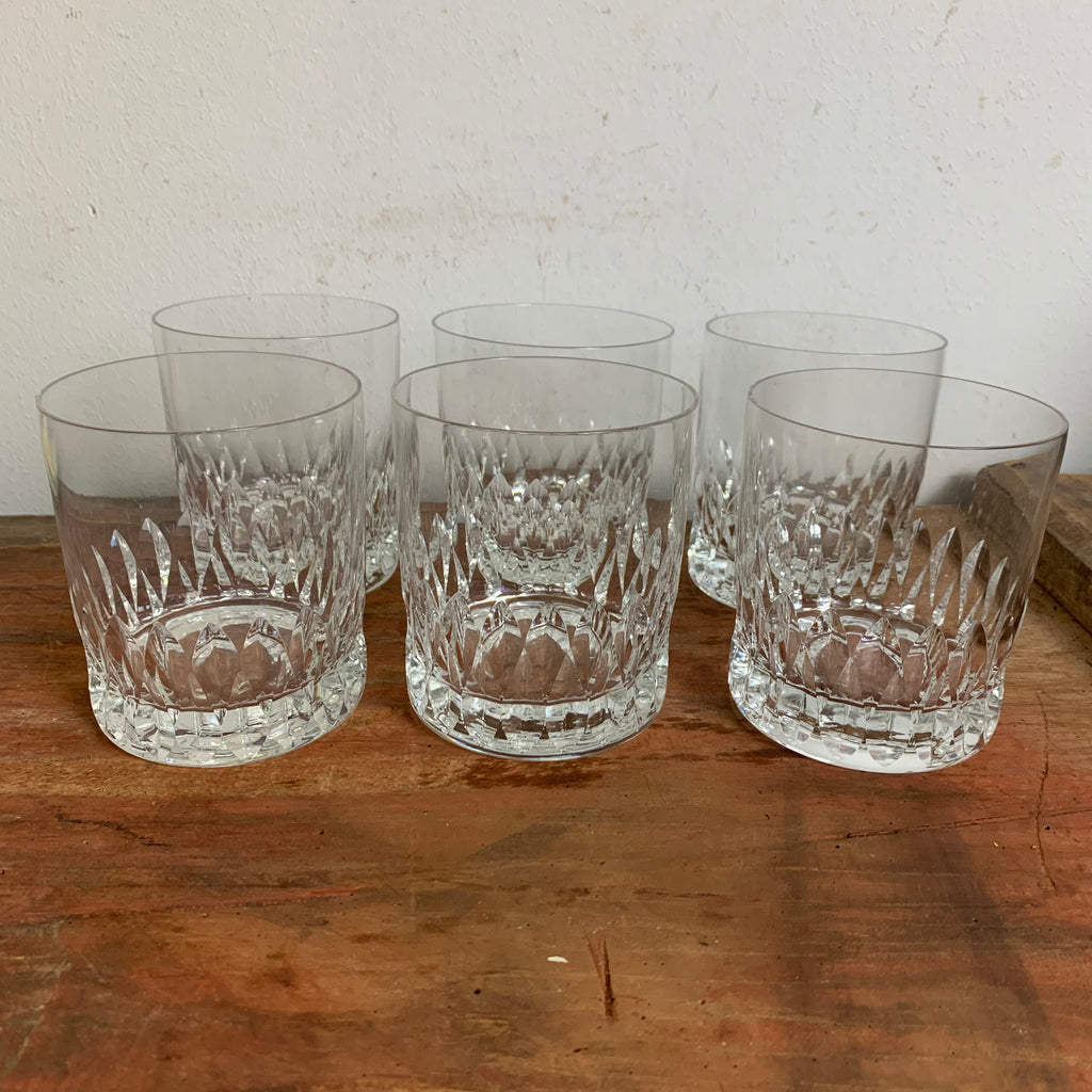 Vintage 6er Set Whiskyglas Kristallglas von Zwiesel – Trödelfuchs Vintage Shop