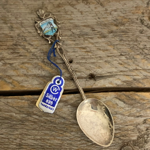 Andenkenlöffel Baltrum Silber