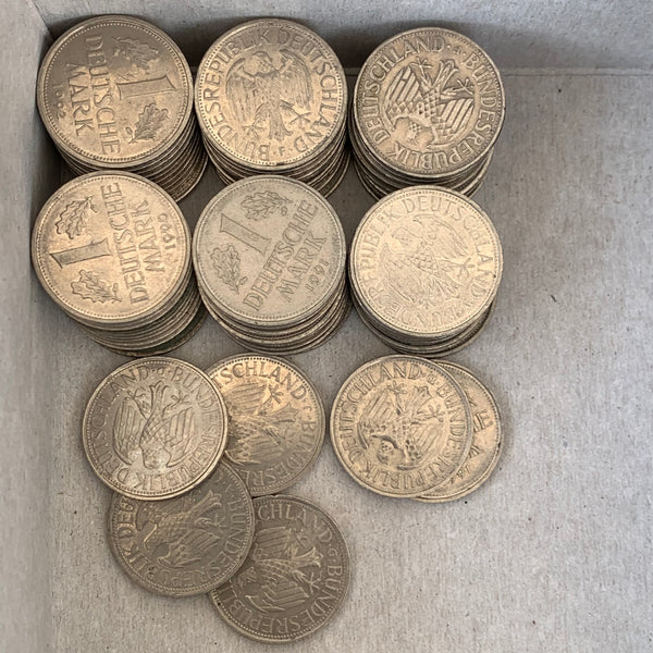 1 DM Münzen 67 Stück