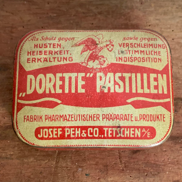 Vintage Blechdose Dorette Pastillen
