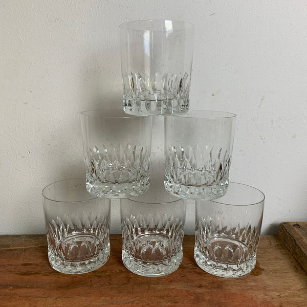 Vintage 6er Set Whiskyglas Kristallglas von Zwiesel