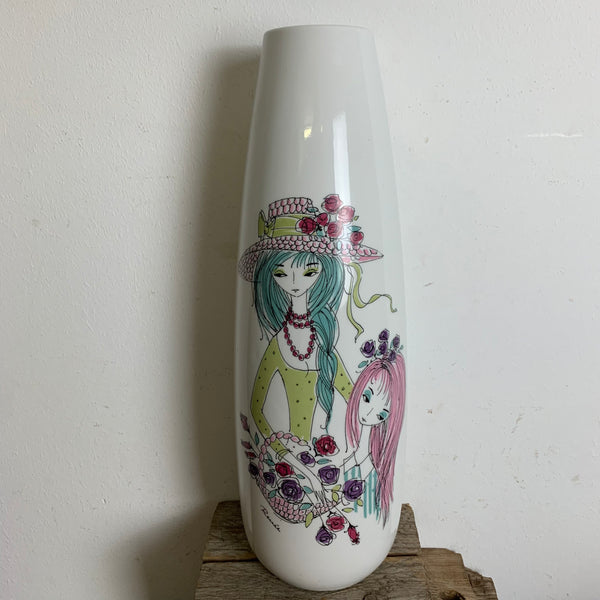 Porzellan Vase von Renée Neue für Hutschenreuther
