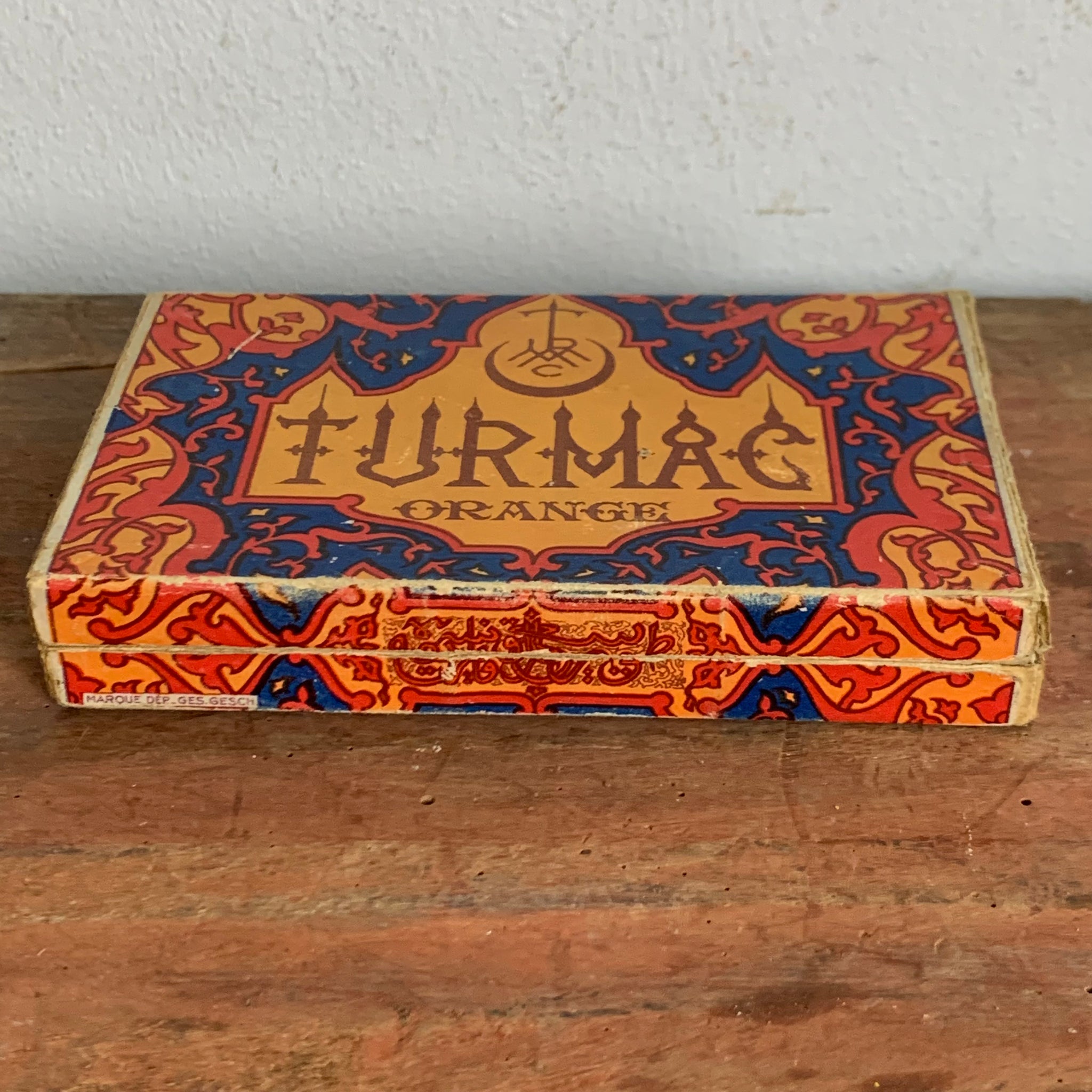 Buff Turmac Vintage Zigaretten Schachtel Turmac Orange – Trödelfuchs Vintage Shop