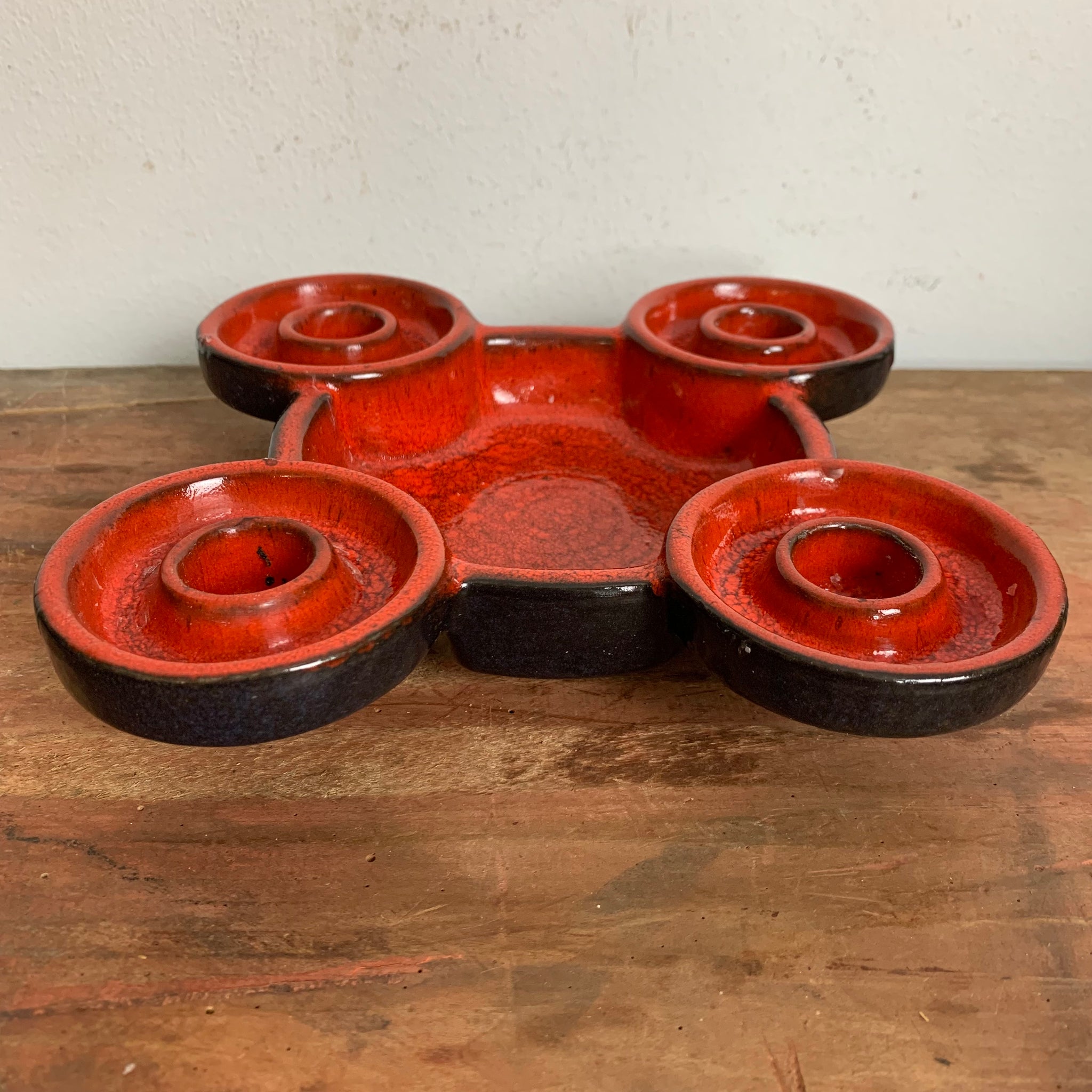 Adventskranz / Schale Keramik von Jasba 0936118 – Trödelfuchs Vintage Shop