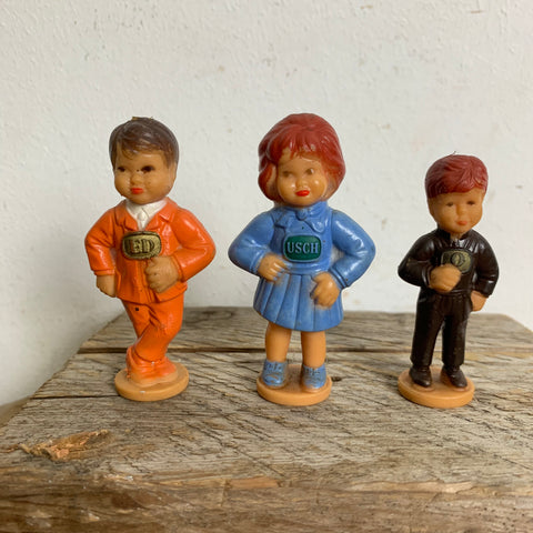 Vintage Werbefigur Eduscho Familie Ed Usch O