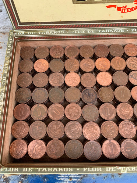 1 Pfennig Münzen 1000 Stück