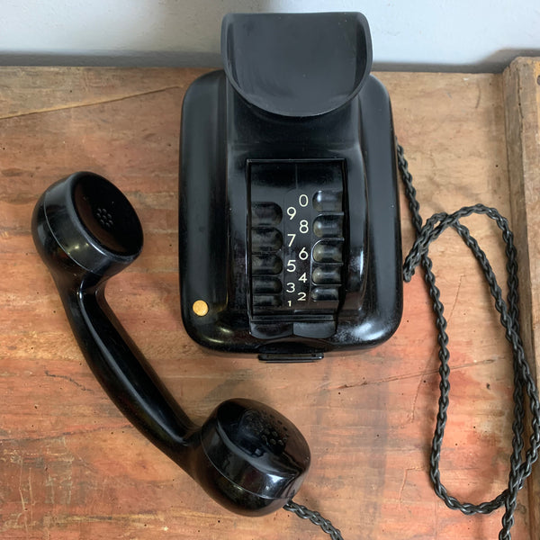 Vintage Walzentelefon Trommelwähler von Siemens und Halske