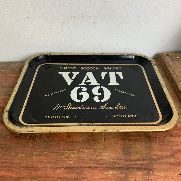 Vintage Tablett Finest Scotch Whisky VAT 69