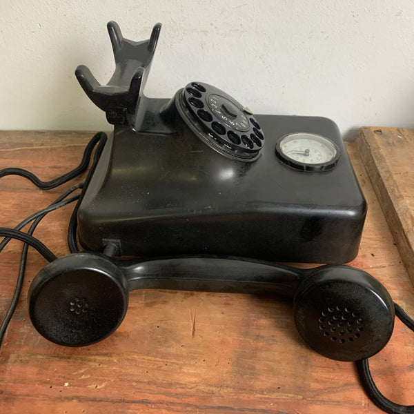 Vintage Gabeltelefon von Siemens