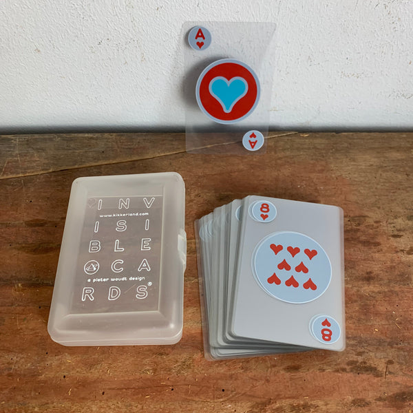 Design Kartenspiel Invisible cards von Dieter Woudt für Kikkerland