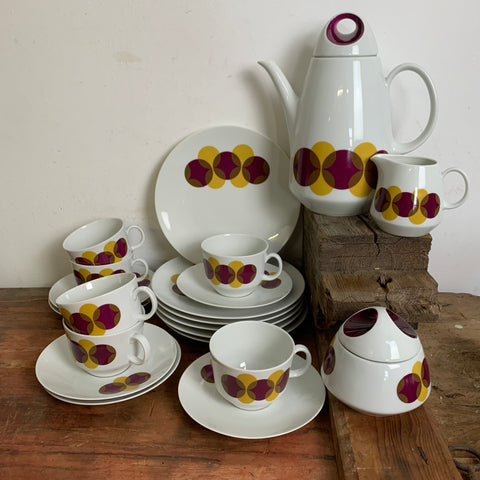Vintage Kaffee Service Bareuther Porzellan