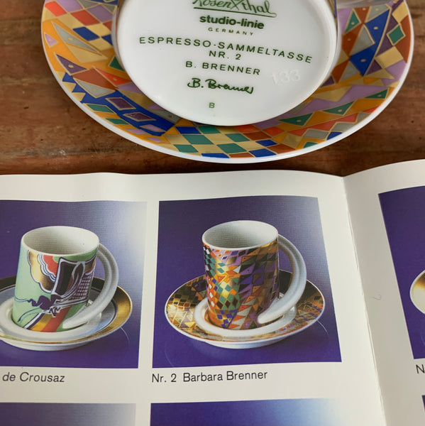 Espresso Sammeltasse von Barbara Brenner für Rosenthal Studio Linie