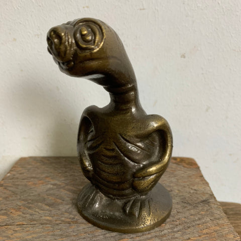Bronze Figur E.T. der Außerirdische