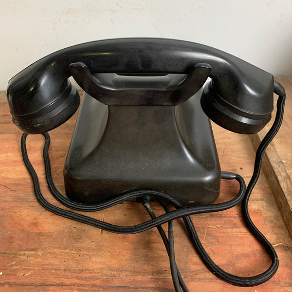 Vintage Gabeltelefon von Siemens