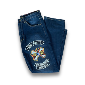 Von Dutch Y2K Jeans mit Graphics