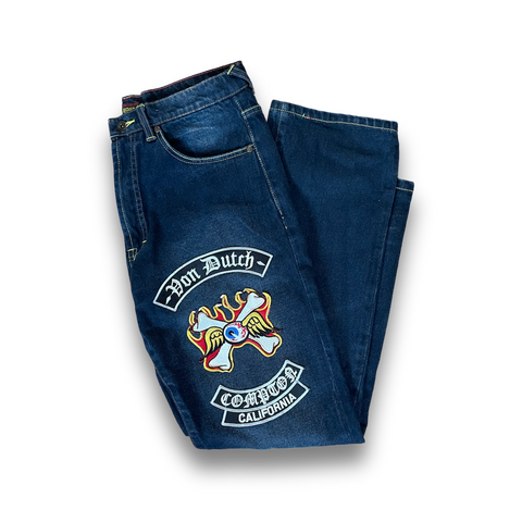 Von Dutch Y2K Jeans mit Graphics