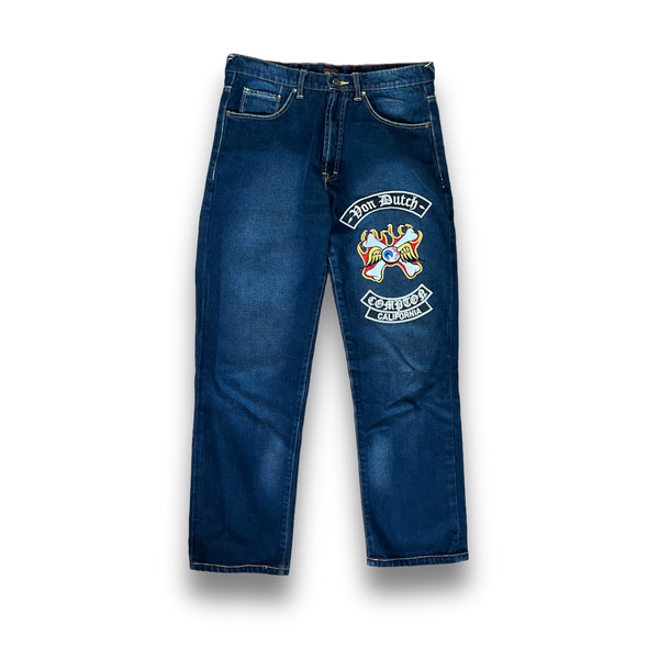 Von Dutch Y2K Jeans mit Graphics