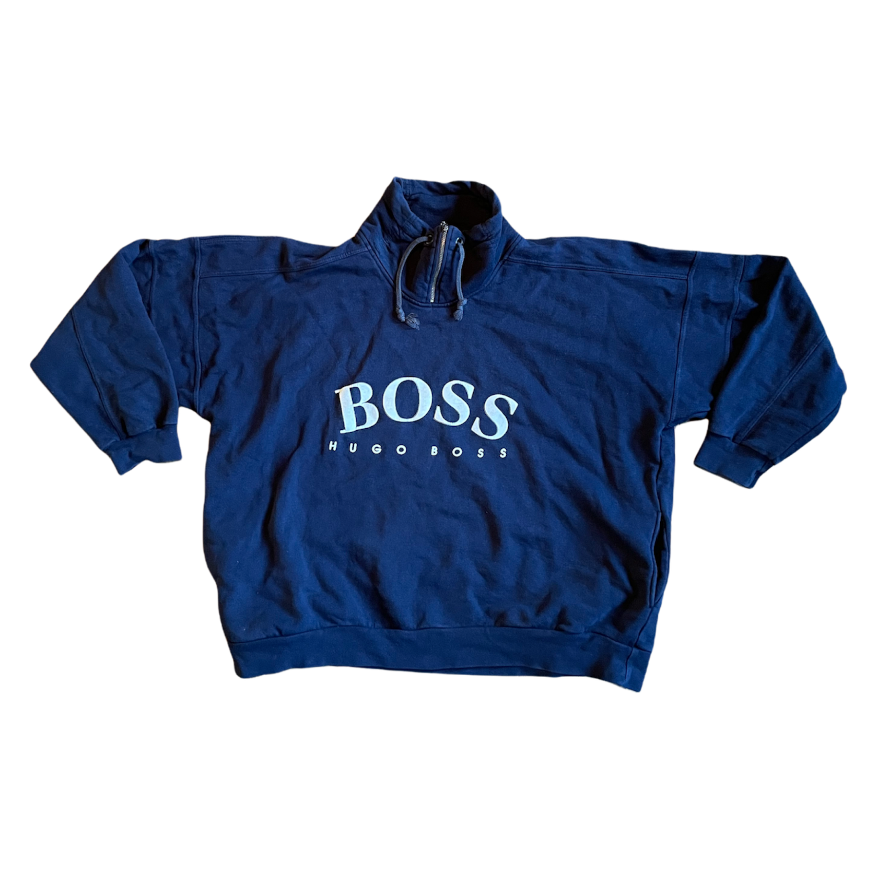 Boss Quarter Zip Sweater Vintage