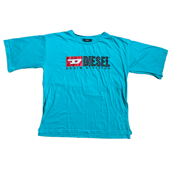 Vintage Diesel T-Shirt in türkise