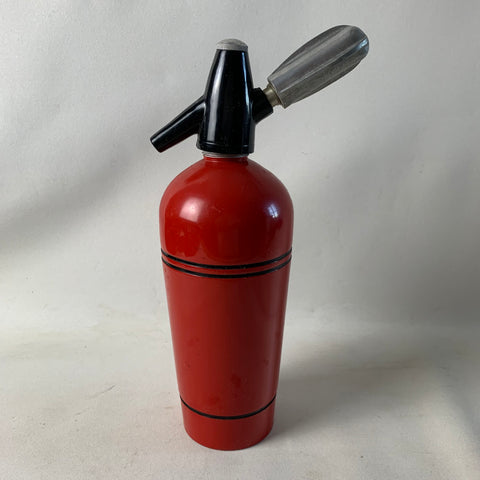 Sodasyphon Heimsyphon Modell A in rot