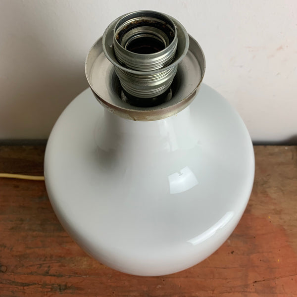 Vintage Porzellan Tischlampe von Sundermann für Fürstenberg