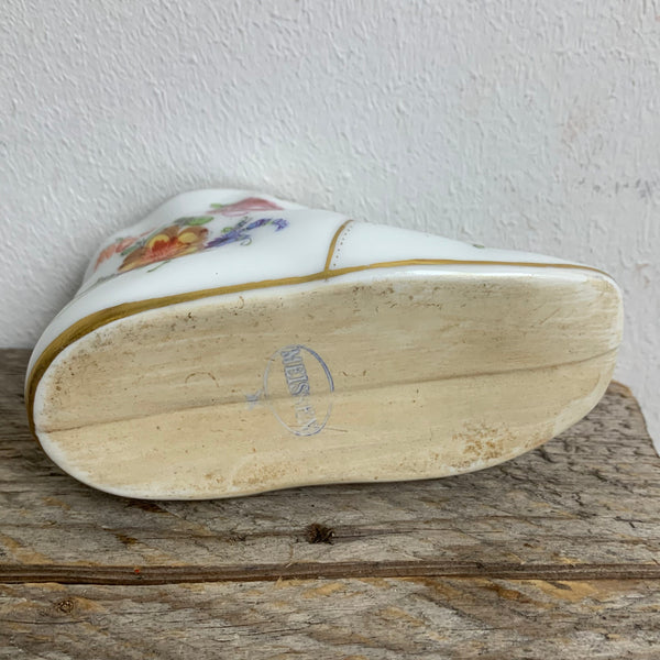 Vintage Porzellan Schuh Meissen