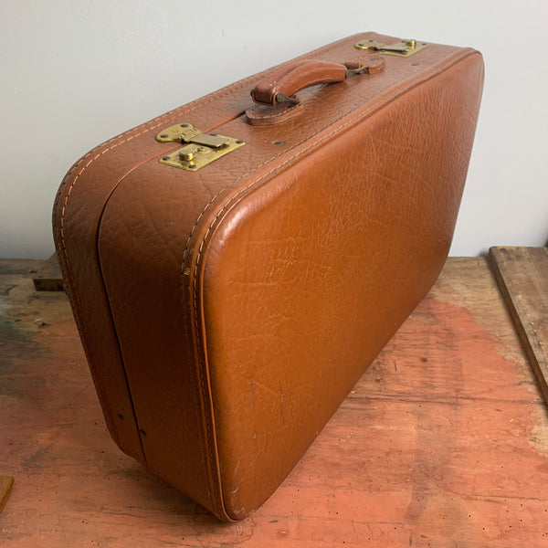Vintage Leder Reisekoffer