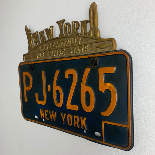 Mid Century Nummernschild New York