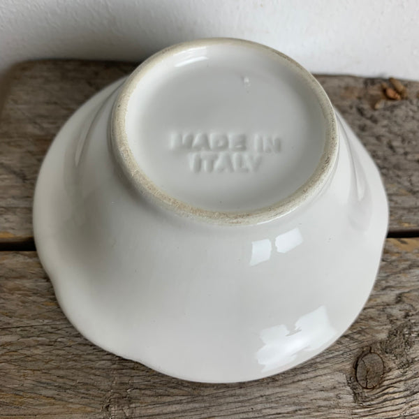 Bassano italienische Keramik mediterrane Zwiebelschale