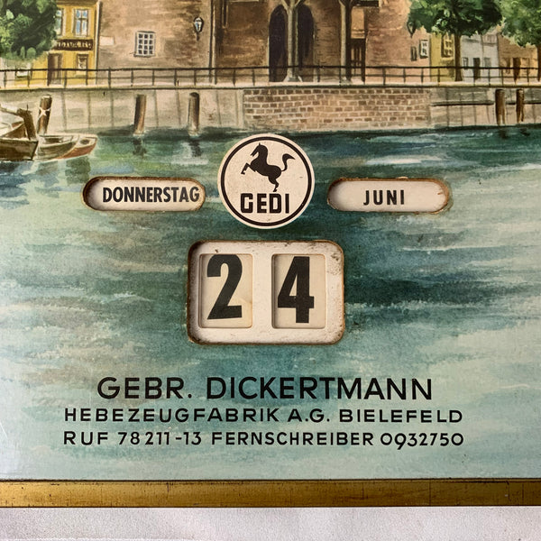 Dauerkalender von Gedi für Gebr. Dickertmann