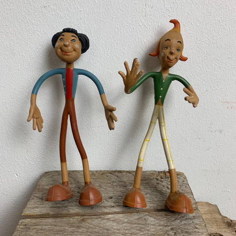 Vintage Max und Moritz Biegefiguren von Schleich