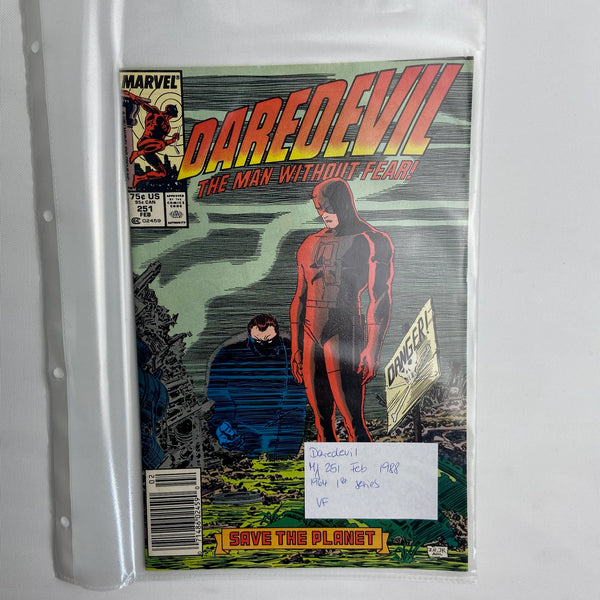 Daredevil MJ 251 Feb 1988 - Marvel Comic