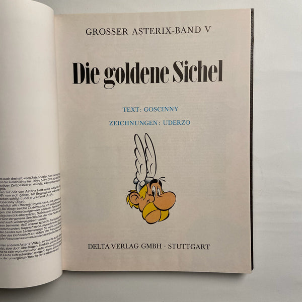 Comic Asterix Die goldene Sichel