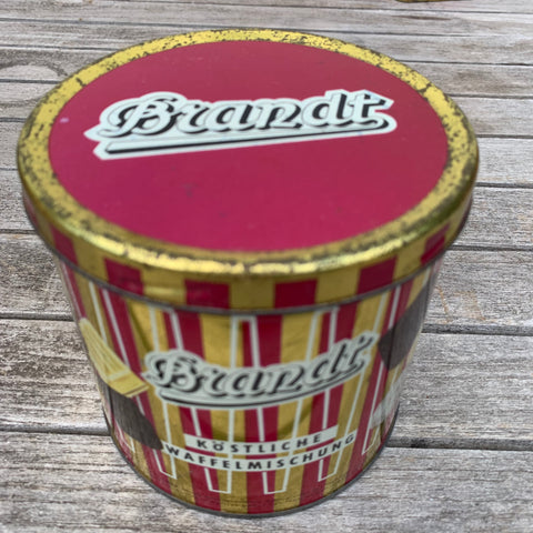 Vintage Keks Blechdose von Brandt