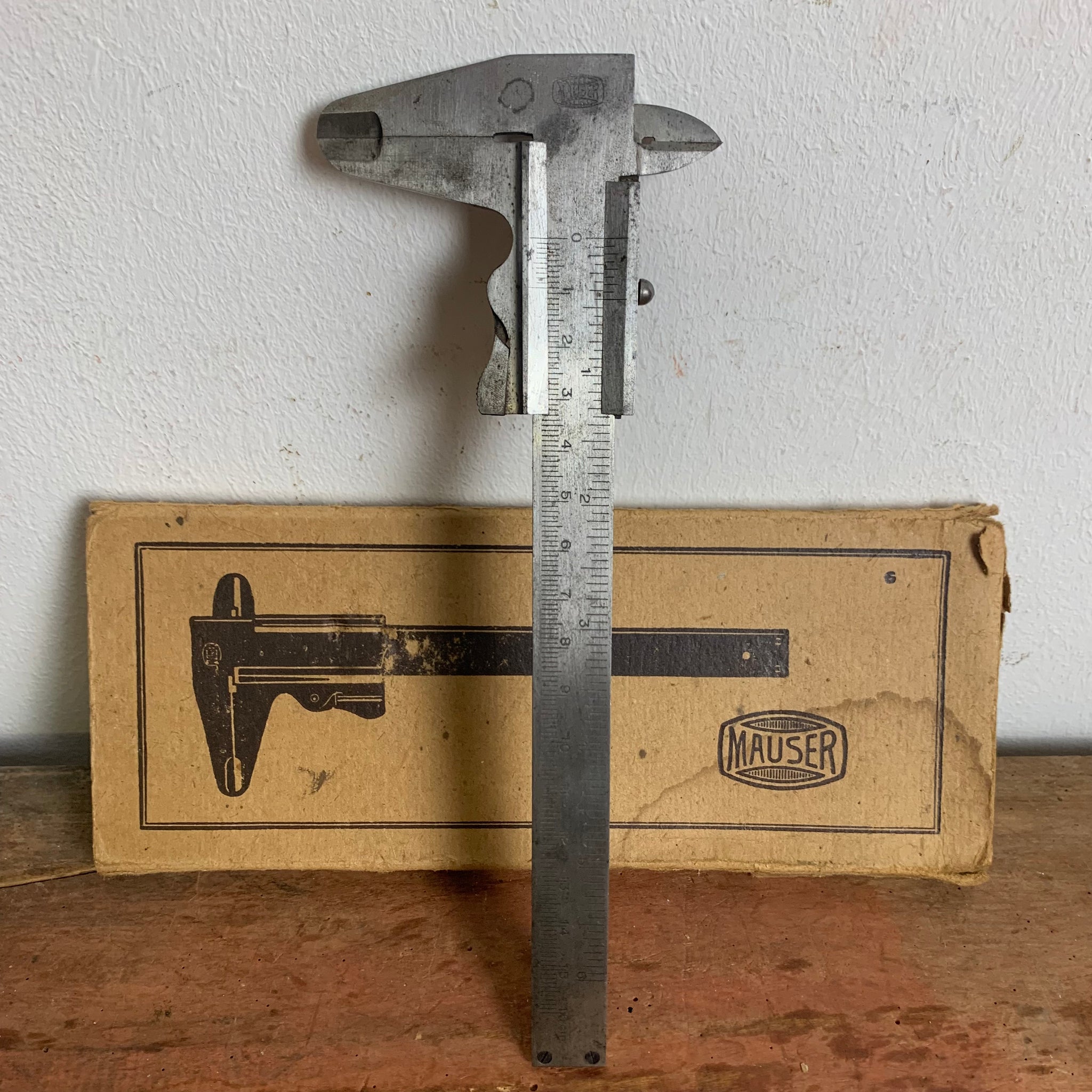 Alter Messschieber von Mauser – Trödelfuchs Vintage Shop