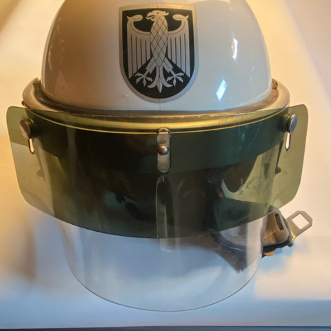 Vintage Einsatzhelm Polizei BGS