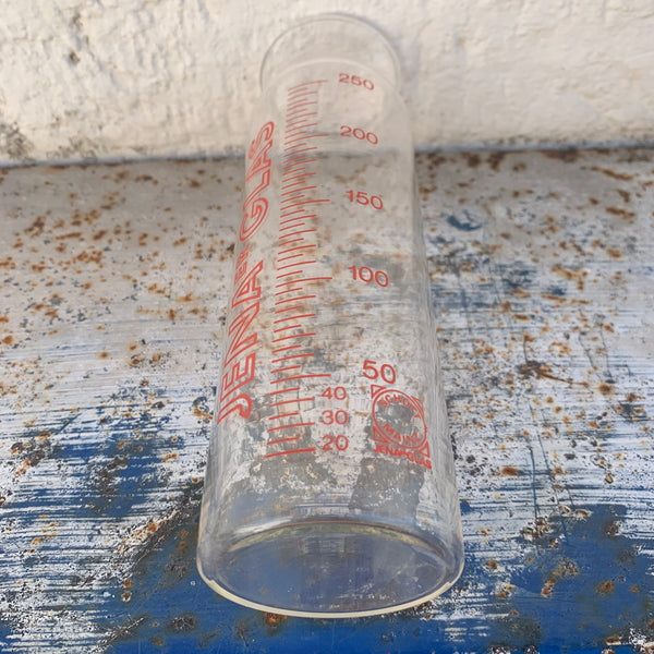 Vintage Babyflasche aus Glas