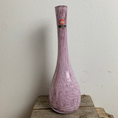 Vintage Glad Vase von Ingrid Glas