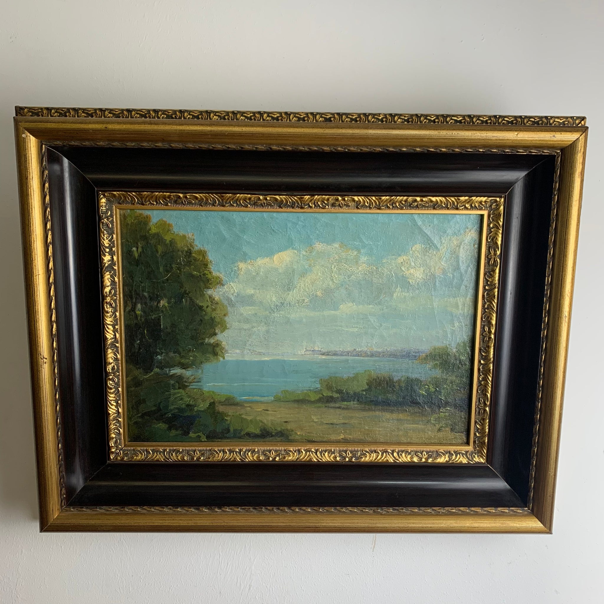 Ölgemälde An der See von Kranbarg