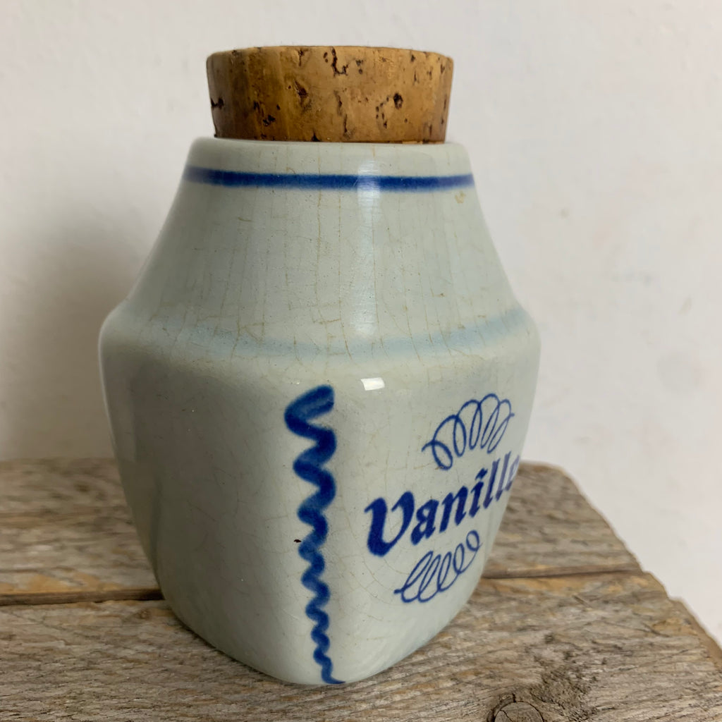 Vintage Keramik Vanille Gewürzdose von Søholm – Trödelfuchs Vintage Shop