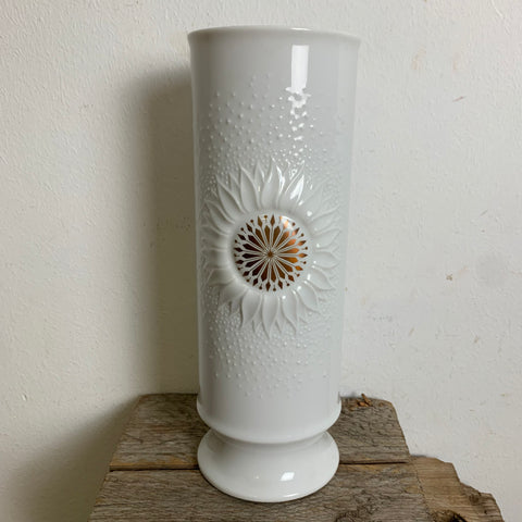 Vintage Porzellan Vase von AK Kaiser