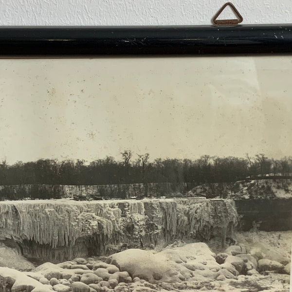 Original Foto von den Niagarafällen von 1931 im Winter