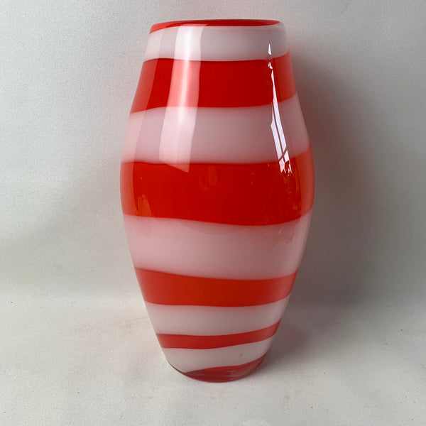Große zweifarbige Murano Vase