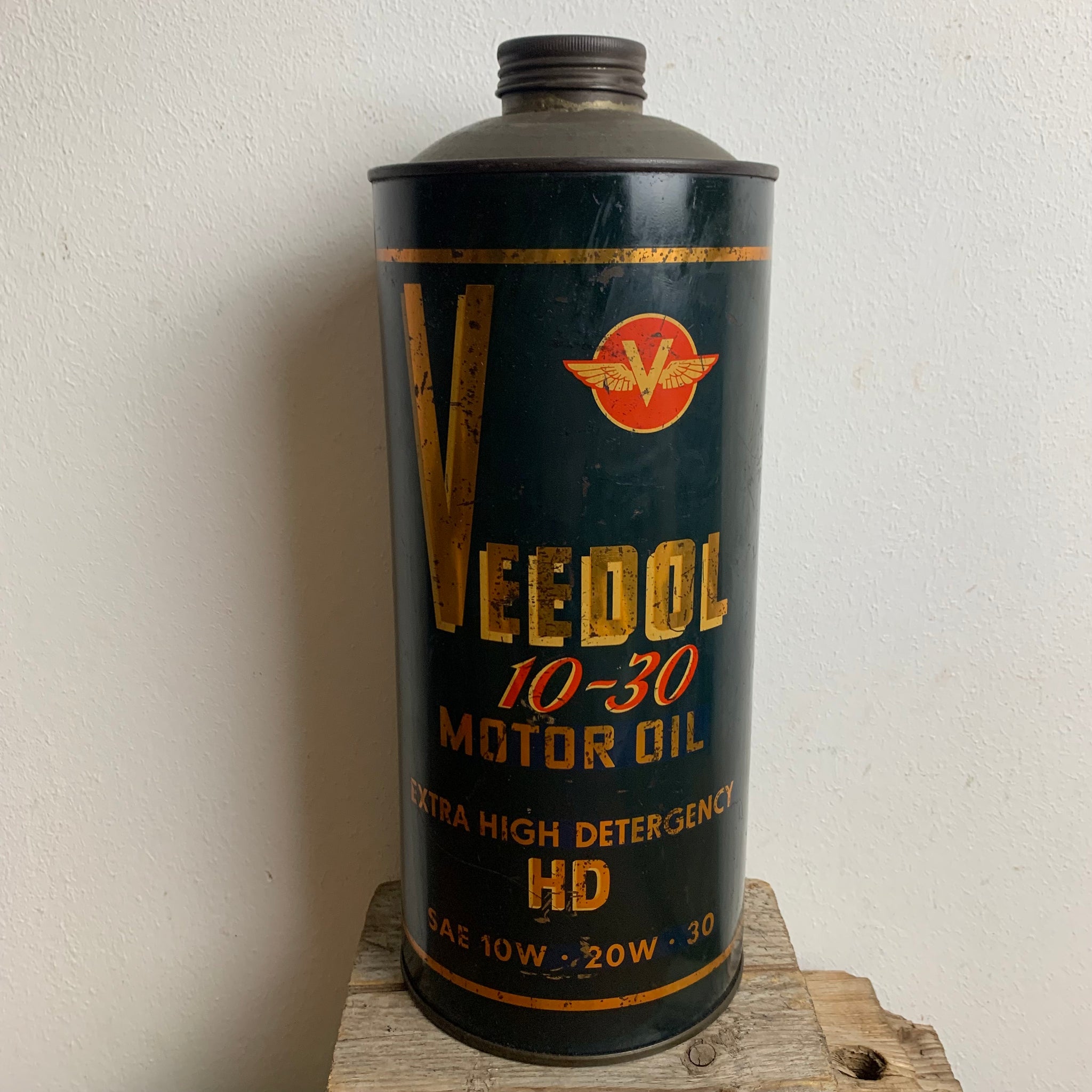 Vintage Öldose Veedol