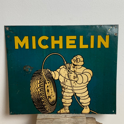 Vintage Blechschild Michelin