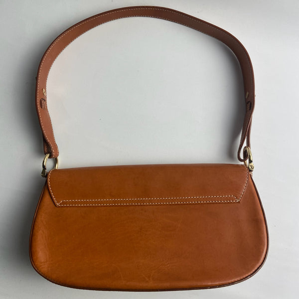 Kleine braune Leder Damen Handtasche von Aigner